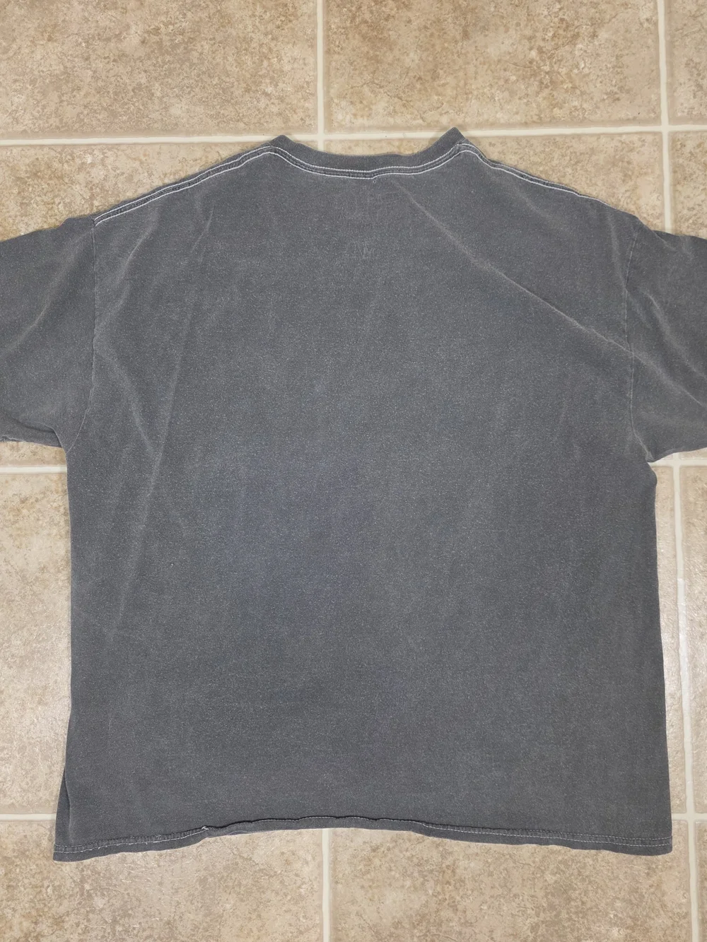 TLC Gray Graphic Tee with White Print